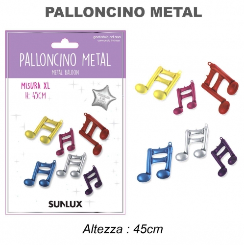 Palloncino mylar nota-2 45cm