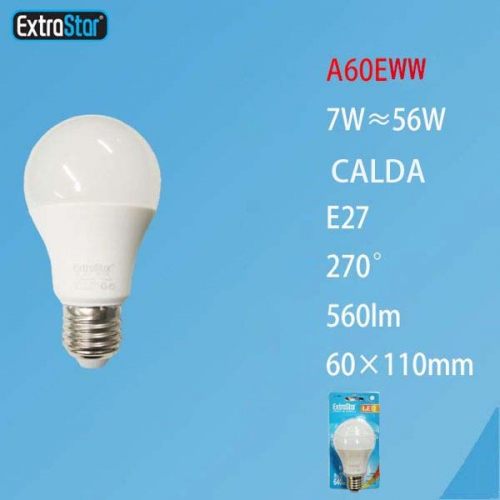 Lampadina LED E27 7W 5600LM luce calda