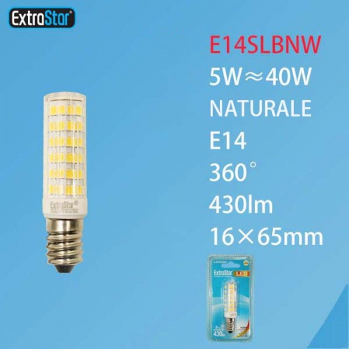 Lampadina LED E14 5W 430LM luce naturale