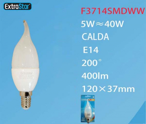 Lampadina LED E14 10SMD2835 5W luce calda