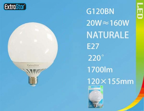 Lampada LED E27 20W 1700LM luce naturale