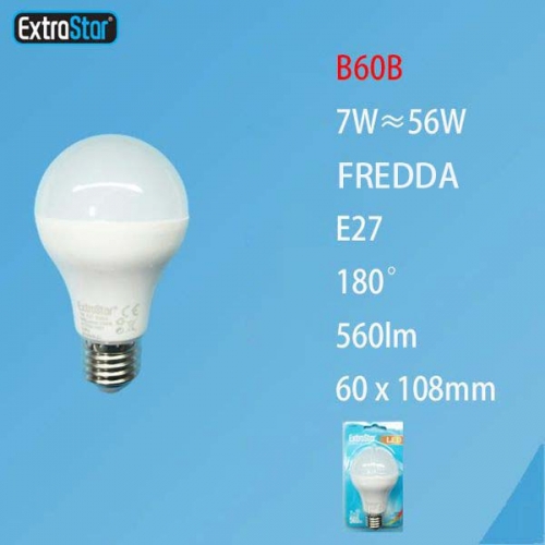 Lampadina LED E27 7W 560LM luce fredda