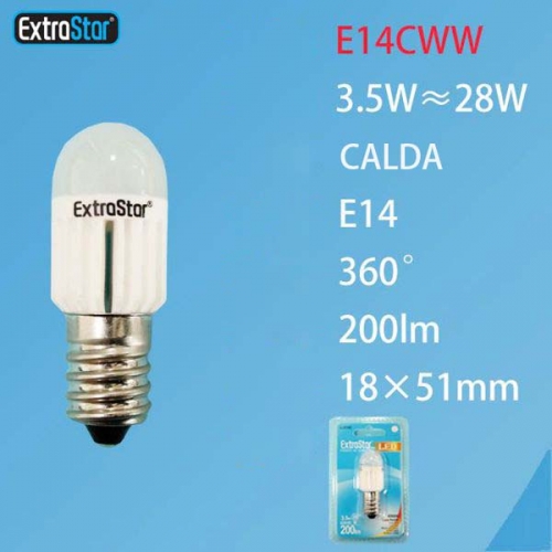 Lampadina LED E14 3.5W 200LM luce calda