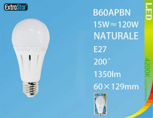 Lampadina LED E27 15W 1350LM luce naturale