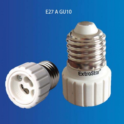 Adattatore per lampadina da E27 a GU10