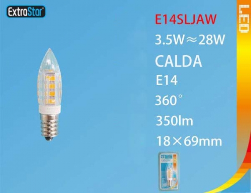 Lampadina LED E14 3.5W 350LM luce calda