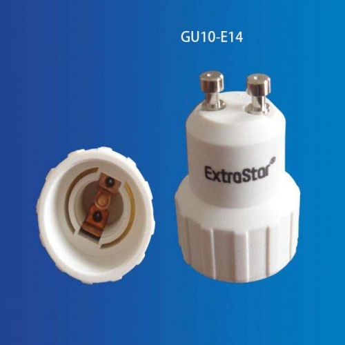 Adattatore per lampadina da GU10  a E14