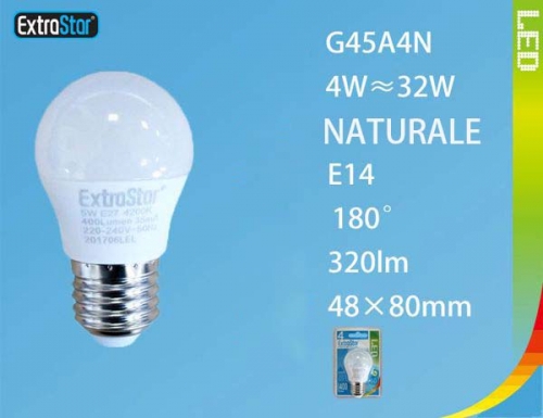 Lampadina LED E27 4W 320LM luce naturale