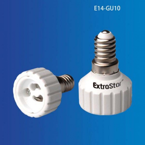 Adattatore per lampadina da E14 a GU10