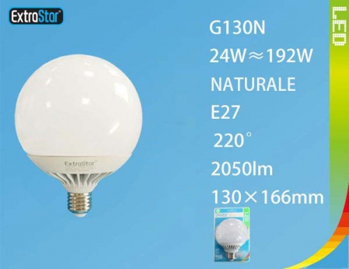 Lampada LED E27 24W 2050LM luce naturale