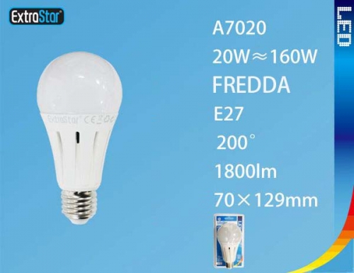 Lampadina LED E27 20W 1800LM luce fredda