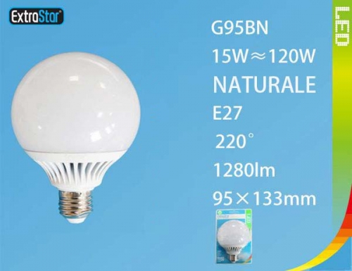 Lampada LED E27 15W 1280LM luce naturale