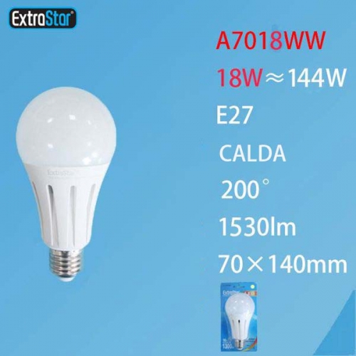 Lampadina LED E27 18W 1450LM luce calda