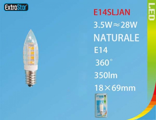 Lampadina LED E14 3.5W 350LM luce naturale