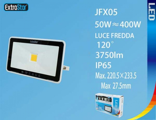 Faro a LED 50W 3750LM 220.5x233.5x27.5mm
