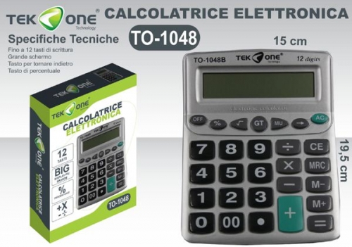 Calcolatrice eletronica to-1048