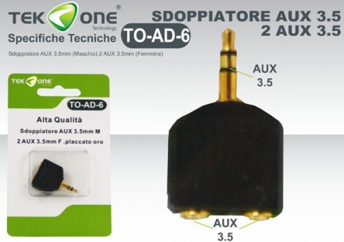 Sdoppiatore aux 3,5mm