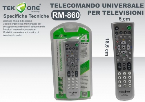 Telecomando universale rm-860