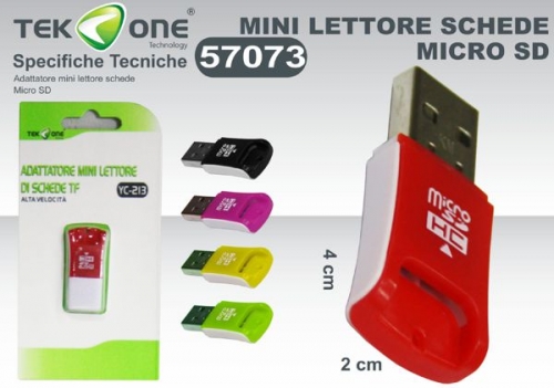 Mini lettore schede micro sd