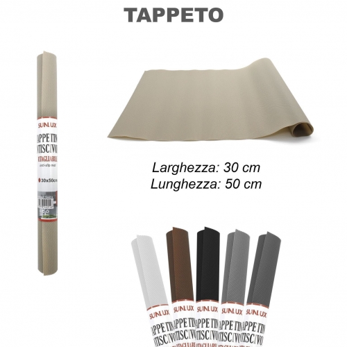 TAPPETO ANTISCIVOLO 6COLORI DIVERSI DIMENSIONI #1