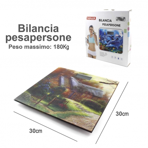 BILANCIA PESAPERSONE MAX180KG 30*30CM #2