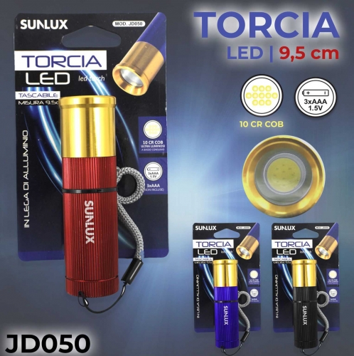 TORCIA LED 9.5CM/PZ 3COLORI #2