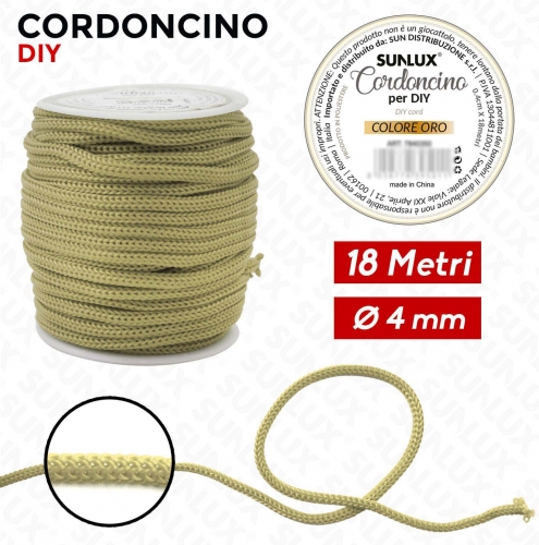 CORDONCINO DIY D.4MM*18MT/PZ