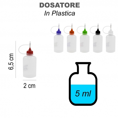 DOSATORE IN PLASTICA 2*6.5CM 5ML