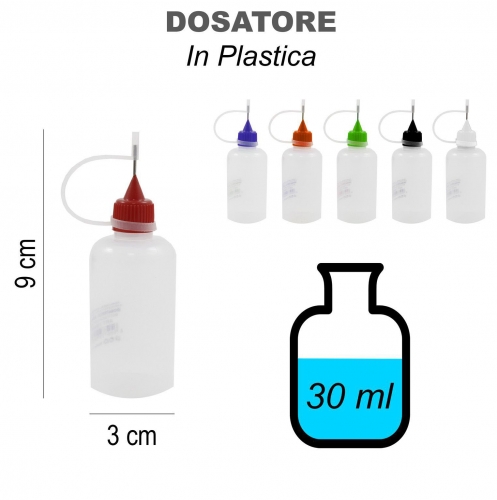 DOSATORE IN PLASTICA 3*9CM 30ML