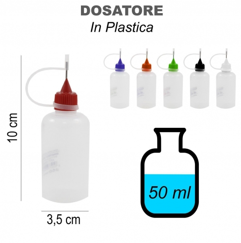 DOSATORE IN PLASTICA 3.5*10CM 50ML