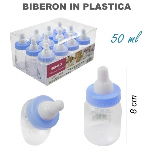 BIBERON IN PLASTICA 8CM-50ML