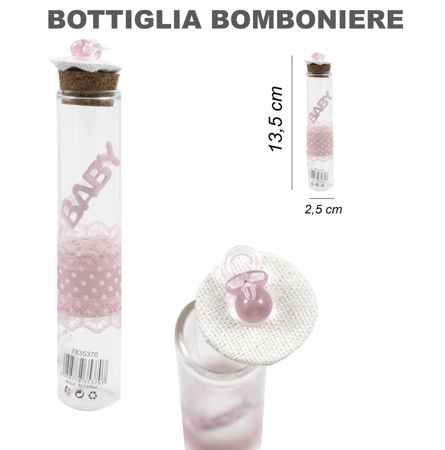 BOTTIGLIA BOMBONIERE BABY 2.5*13.5CM
