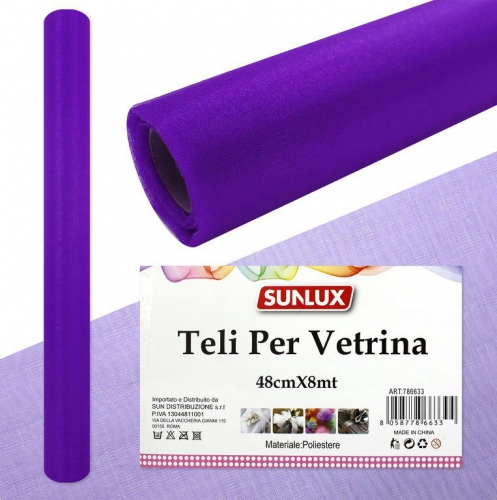 TELI PER VETRINA VIOLA 48CM*8MT