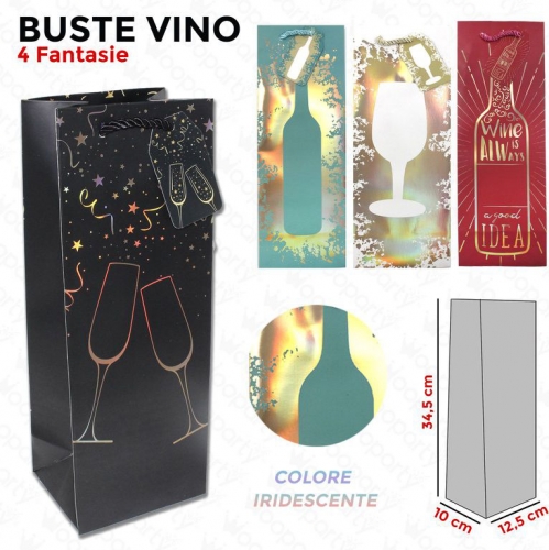 BUSTE VINO 4 FANT.ASS.12.5*34.5*10CM #13