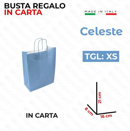 BUSTA ALLEGRA CELESTE F.TO