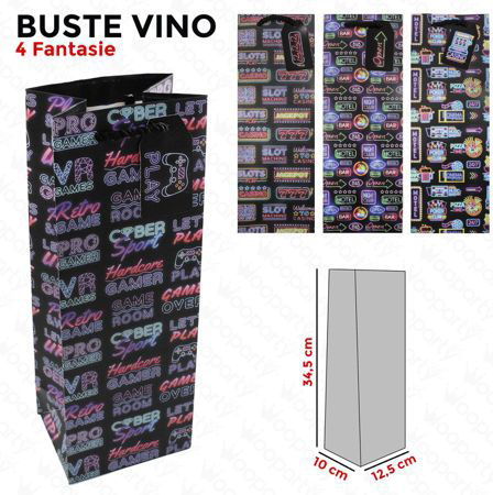 BUSTE VINO 4 FANT.ASS.12.5*34.5*10CM #6