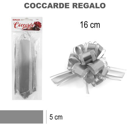 COCCARDE REGALO 5*16CM VARI COLORI
