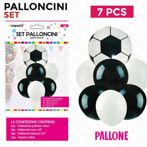SET PALLONCINI PALLONE 7PCS ASS.