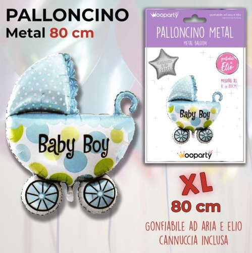 PALLONCINO MYLAR 80CM PASSEGGINO