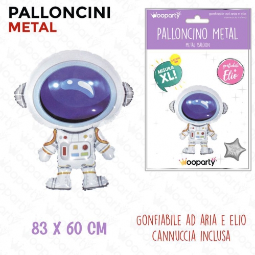 PALLONCINI METAL SPAZIALE 83*60CM