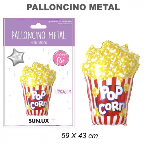 PALLONCINO POP CORN 59*43CM