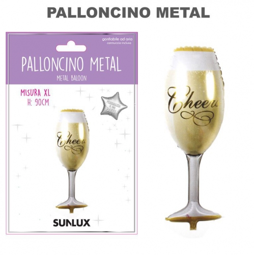 PALLONCINO MYLAR 90CM CALICE