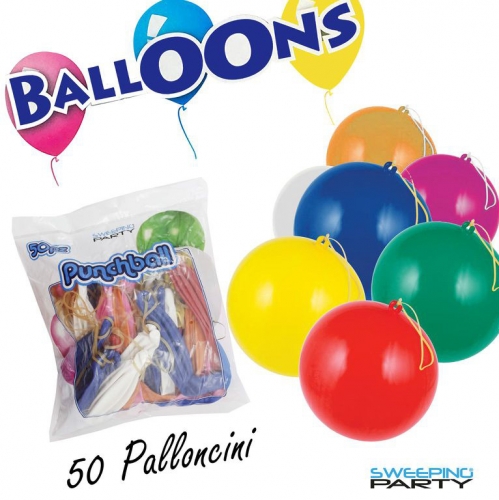 PALLONCINI PUNCH BALL MULTICOLORE 50PC