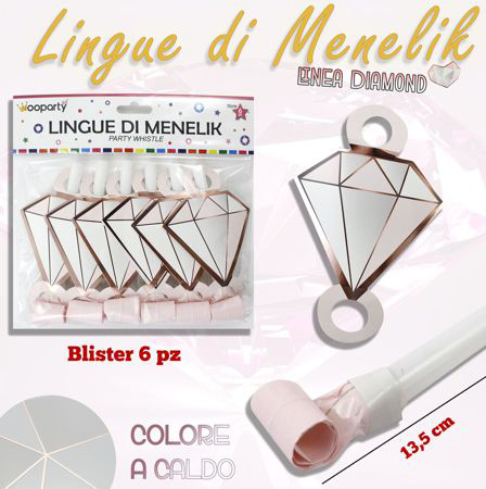 L.DIAMOND LINGUE DI MENELIK COL.CALDO 13.5CM 6PC
