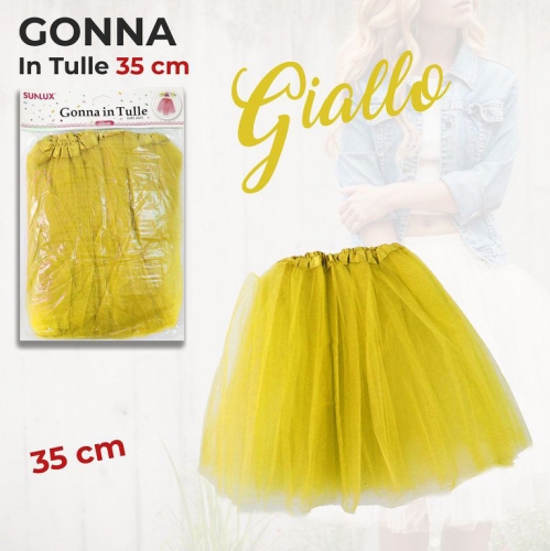 GONNA IN TULLE 35CM 4COLORI