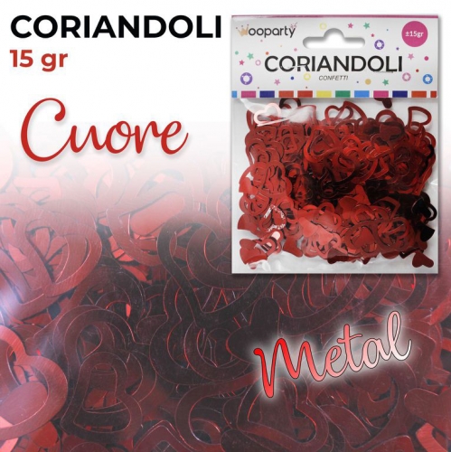 CORIANDOLI CUORE METAL 15GR