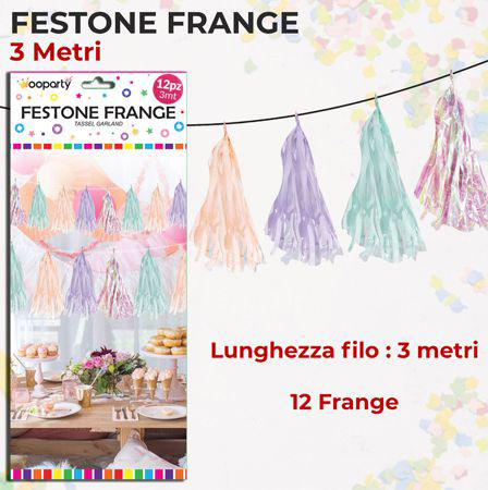 FESTONE C/12 FRANGE 3MT