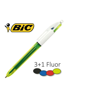 PENNE BIC 4 COLOURS FLUO