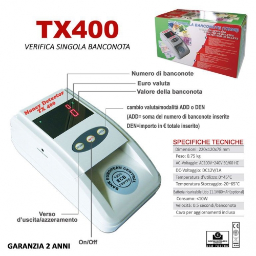 CONTABANCONOTE TX400