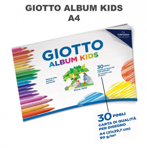 GIOTTO ALBUM DISEGNO KIDS A4 30FF